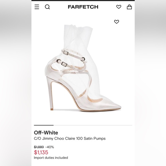 Jimmy Choo Claire 100 Black/Transparent Heels. - Picture 9 of 10